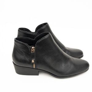 Aerosoles Women's Cayuta Ankle Boot - Leather Stacked Heel Bootie, Comfortable Dress Shootie - View #3